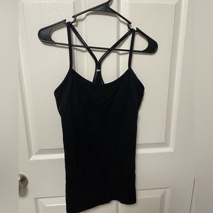 Lululemon Black Y-Tank Size 8